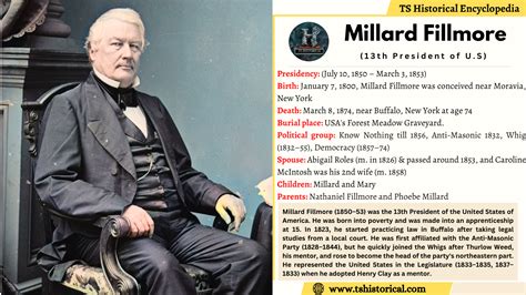 Interesting Facts About Millard Fillmore - TS HISTORICAL