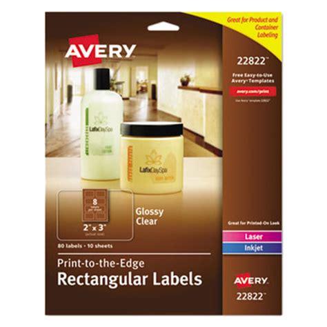 Avery Clear Printable Labels