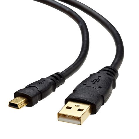 Shop New USB 2.0 - Mini-USB to USB Cable - High-Speed A Male to Mini B (4 Feet) | Mediabridge ...