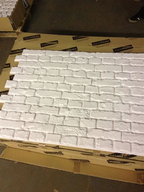 In Stock PR 551 White FauxBrick Wall Panels | Brick wall paneling, Faux ...