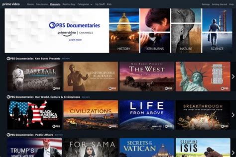 PBS Launches PBS Documentaries Prime Video Channel - Media Play News