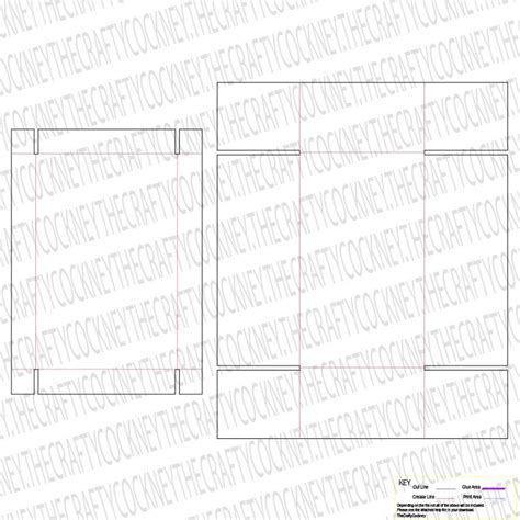 Box Template 3. SVG Digital Download File. Rectangle Box/carton With ...