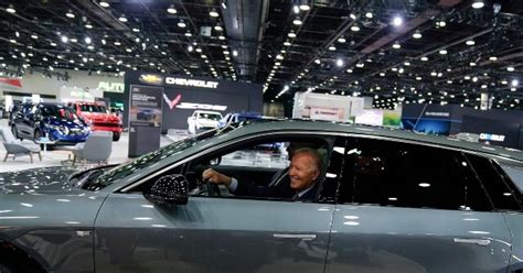 Joe Biden Drives Electric Cadillac at Detroit Auto Show: ‘Anyone Want a ...