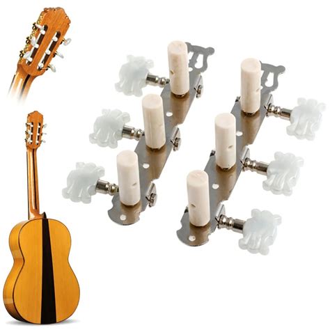 Guitar Tuning Pegs Machine Tuners White Machine Head For Classic Guitar 1 pair JUL15_25-in ...