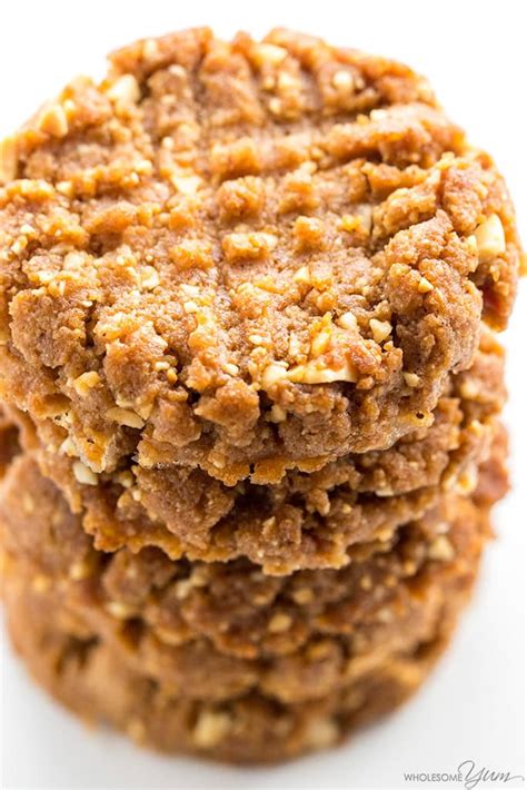 Sugar-Free Low Carb Peanut Butter Cookies Recipe - 4 Ingredients