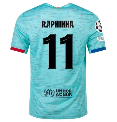 Raphinha Barcelona 23/24 UCL Third Jersey - JerseyMotion