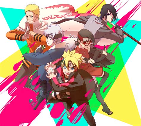 #boruto uchiha sarada #mitsuki uzumaki naruto uchiha sasuke #Anime #2K ...