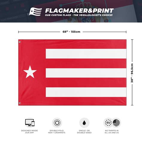 Custom Printed Flag (Flagmaker & Print)