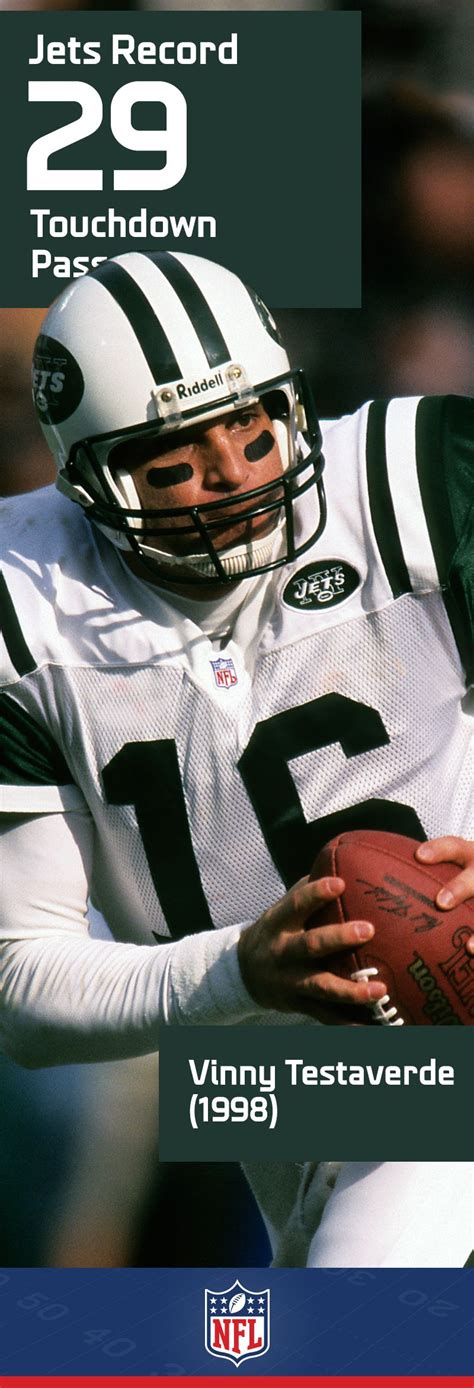 Vinny Testaverde played 21 season in the NFL and his career spanned 3 different decades. Afc ...