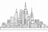 City Skyline Coloring Pages sketch template