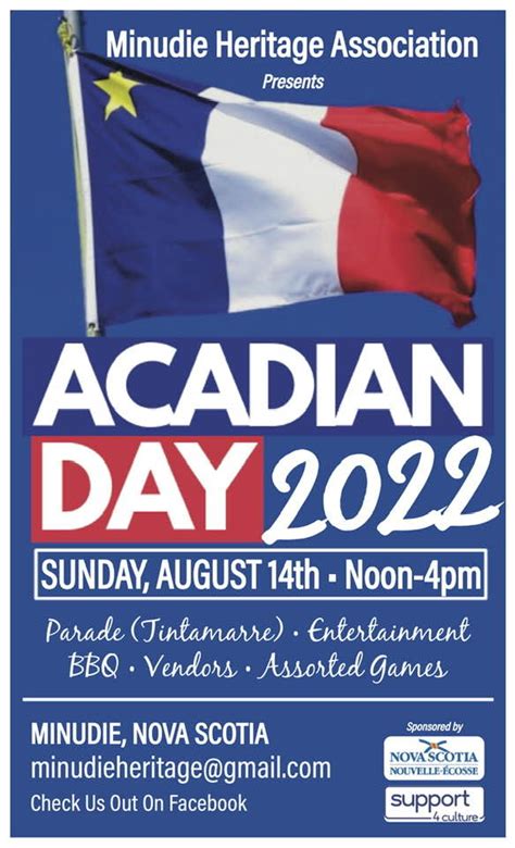 Acadian Day - Historic Places Days