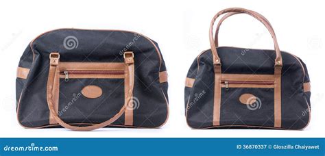 Black Carry on Duffel Bag stock image. Image of elegance - 36870337