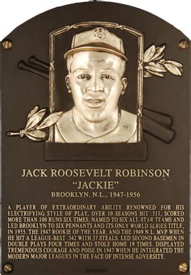 bodeans.com Jackie Robinson 1962 Hall of Fame Induction Collector Plaque w/8x10 Photo Décor Home ...