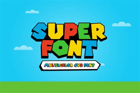 Super Mario Font - Fonts Hut