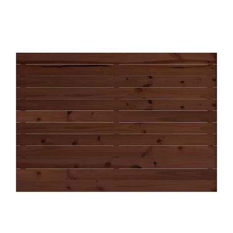 Outdoor Essentials 6 ft. X 8 ft. DF Stained Horizontal Fence Panel ...