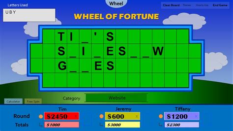 Wheel Of Fortune Letter Board Template Samples - Letter Template Collection