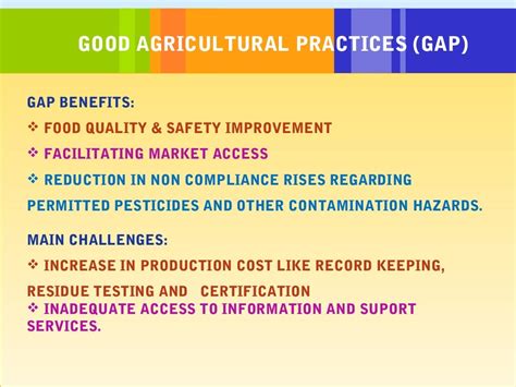 Good Agriculture Practices