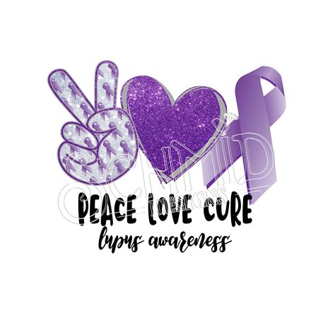 Lupus Design /peace Love Lupus Png/ Lupus Sublimation/ Lupus - Etsy ...