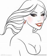 手绘美女设计图  女性妇女 人物图库 设计图库 昵图� sketch template