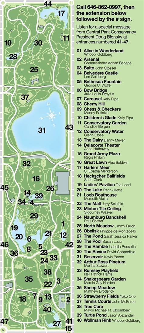 Printable Map Of Central Park - Printable Word Searches