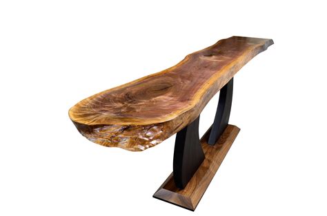 Live Edge Console Table - Heirloom Custom Woodworks