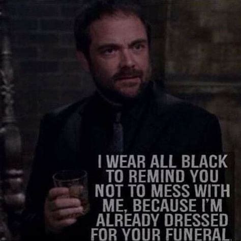 I actually never thaught about that! 😬 | Crowley supernatural ...