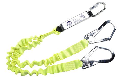 Northrock Safety / Double Elasticated Lanyard With Shock Absorber Singapore