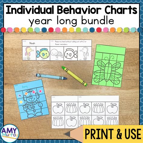 Positive Behavior Sticker Charts and Individual Behavior Charts Bundle - Teaching Exceptional ...