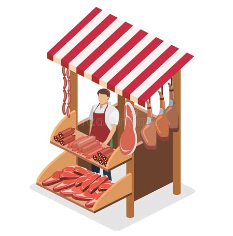 Butcher Shop Clipart Stock Illustrations – 204 Butcher Shop Clipart ...