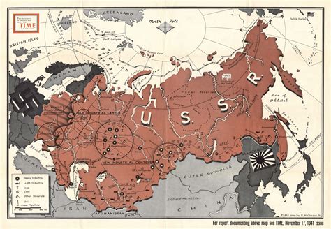 R. M. Chapin map of the Soviet Union - Rare & Antique Maps