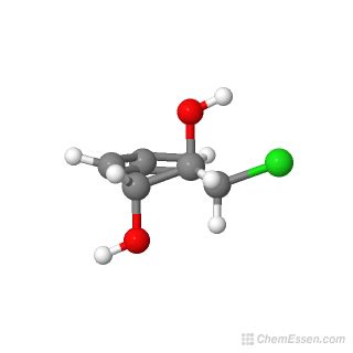 1-Chloro-4,5-cyclohexadiene-2,3-diol Structure - C6H7ClO2 - Over 100 million chemical compounds ...