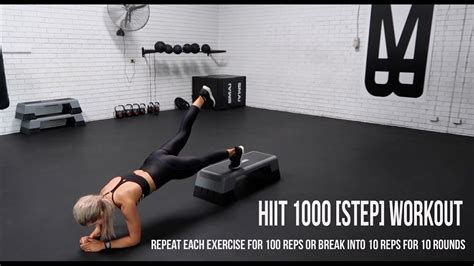 1000 HIIT STEP WORKOUT - YouTube