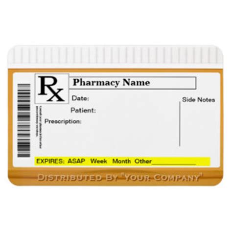 Rx Label Template | printable label templates