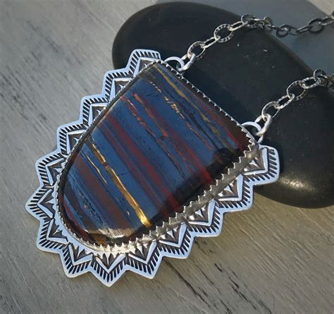 Tiger Iron Necklace – Gemstoned Jewelry