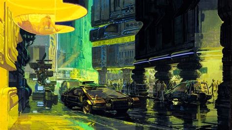 Blade Runner concept art by Syd Mead : r/bladerunner