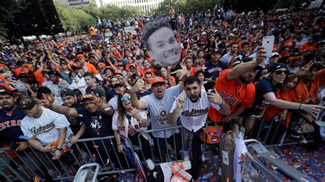 Houston Astros World Series victory parade and rally turned downtown ...