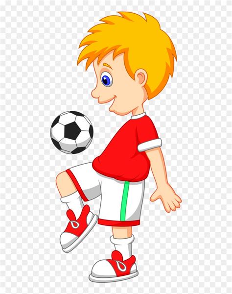 Play Football Cartoon - Free Transparent PNG Clipart Images Download