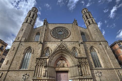 Cathedral of the Sea in Barcelona Stock Photo - Image of summer, church: 213553690