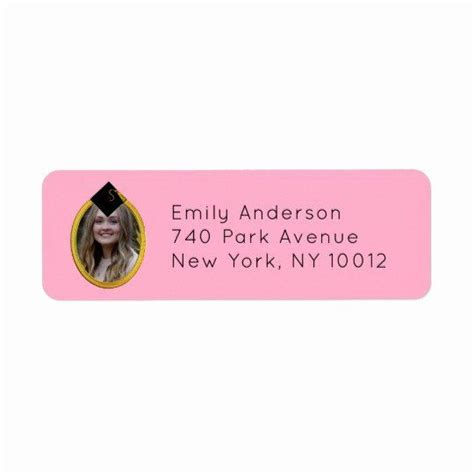 Graduation Address Labels Template Free Luxury Graduation Return Address Labels | Address label ...