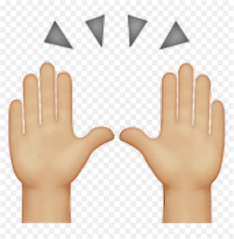 Brown Praise Hands Emoji , Png Download - Hands Thankful Emoji, Transparent Png - vhv