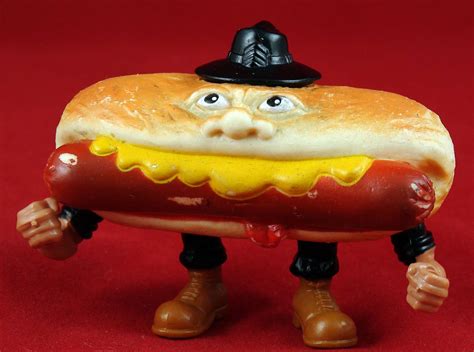 Mean Weener "MAD DOG". Mattel Food Fighters | Art toy, 1980s toys, Toys