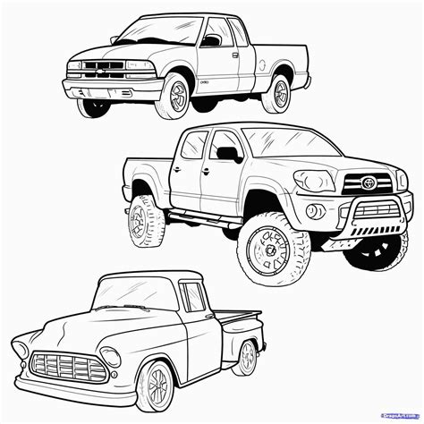 Lifted Truck Coloring Pages at GetColorings.com | Free printable ...