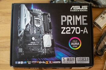 Pirkti Asus PRIME Z270-A Intel Z270 ATX DDR4 LGA1151 3 x PCI-E x16 Slots Motherboard