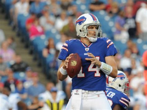 Ryan Fitzpatrick, Buffalo Bills quarterback and Harvard graduate, is ...