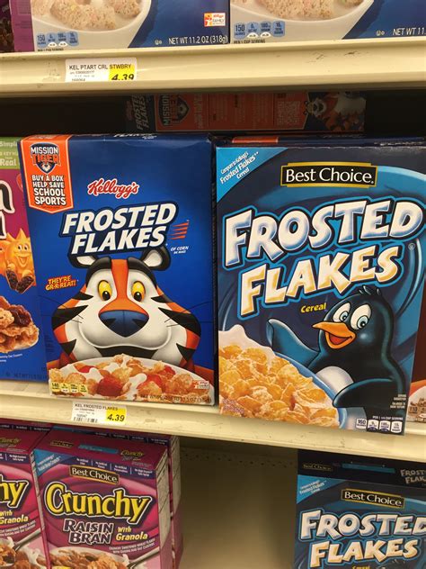 Which one's the real Frosted Flakes? : crappyoffbrands