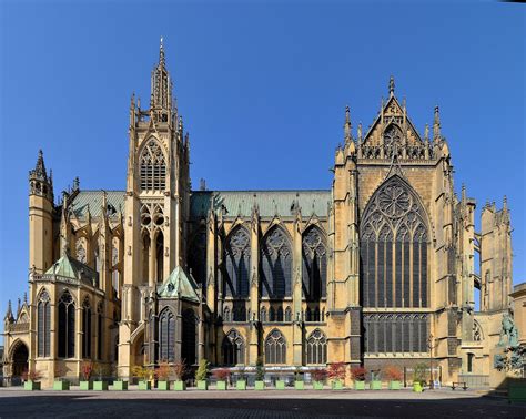 Metz (Moselle) - Cathédrale Saint-Étienne | Cathédrale, Cathédrale ...