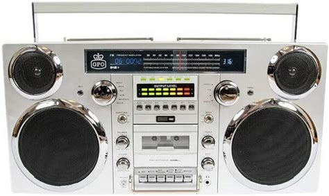 GPO Brooklyn Boombox: the 1980s CD and Cassette Player with Bluetooth Speaker - The Foyager