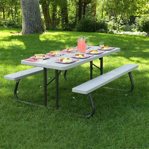 Folding Picnic Table Used at Helen Hughes blog