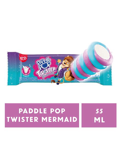 Wall's Ice Cream Paddle Pop Twister Mermaid 55Ml | KlikIndomaret