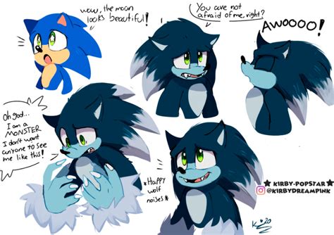 What If Movie sonic as the werehog doodles by Kirby-Popstar on DeviantArt